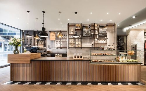 咖啡厅吧台设计效果图片2022