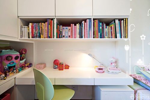 卧室带儿童书房设计效果图片