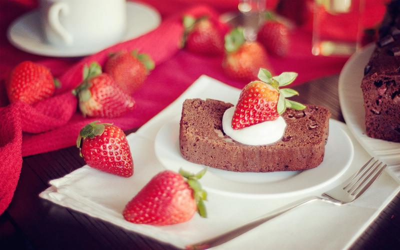 蛋糕甜品甜点草莓草莓蛋糕美食世界草莓与甜点图片