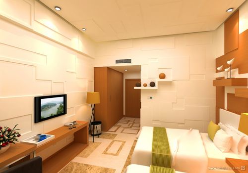 宾馆标准间电视墙设计图片60m05以下其他家装装修案例效果图