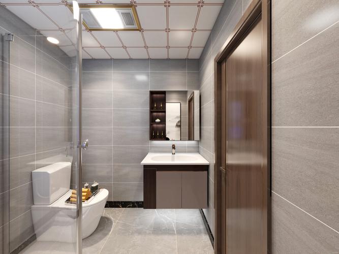 新中式风格卫生间洗漱台中式现代卫生间设计图片赏析