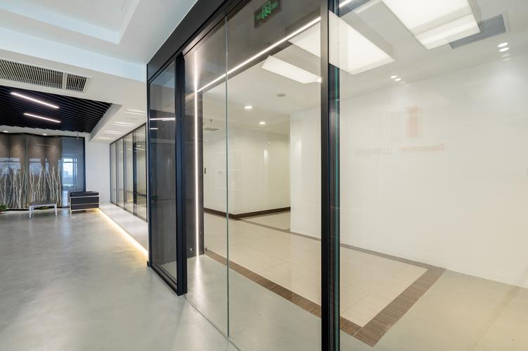 办公玻璃移门商业环境自动门室内电动双开玻璃门系统隔断入户移门