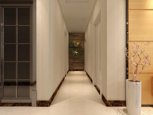 过道用通铺瓷砖合适的造型可以让走廊也不浪费