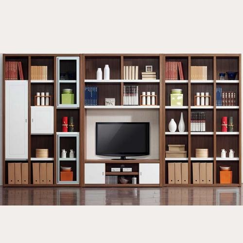 电视柜书柜组合墙柜客厅储物柜板式组装多功能现代中式电视柜定做