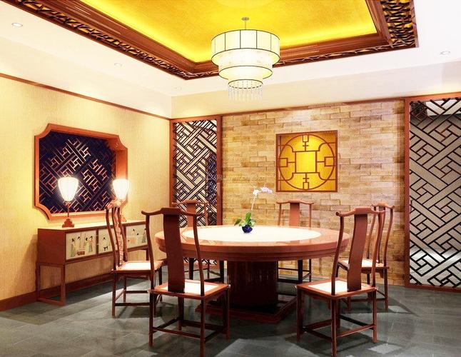 中式风格餐厅设计装修效果图大全图片