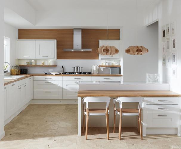 2020家装90平米房屋厨房开放式厨房装修效果图大全