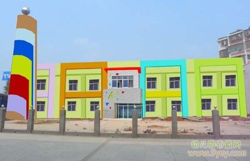 幼儿园外墙体颜色效果图幼儿园布置网