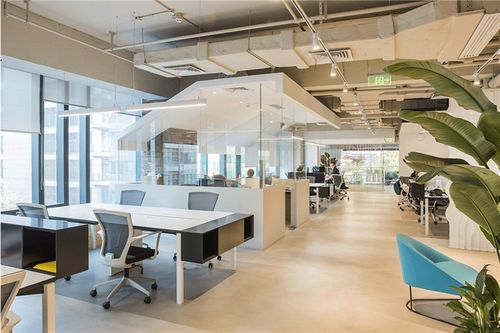 居家式办公体验合肥办公室装修设计要与公司定位相结合