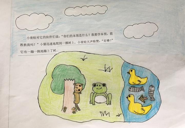 2018年苍城镇中心小学三年级绘本《小青蛙学本领》作者黄茶茶指导