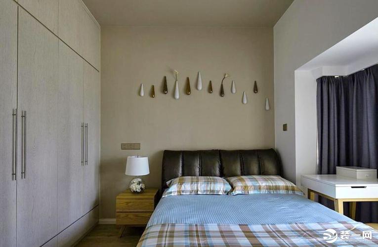 荣欣装饰中核时代90平米现代简约装修样板卧室效果图