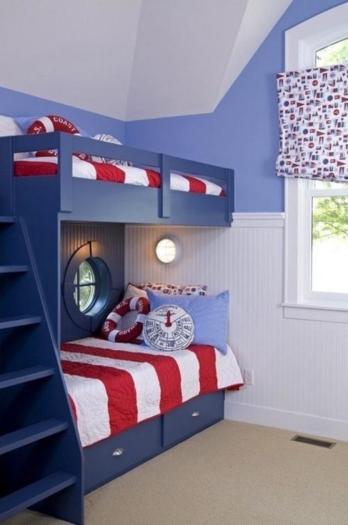 漂亮双层床儿童房装修效果图