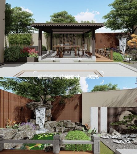 新中式庭院设计庭院上海庆刚园林绿化工程有限公司自由行热门攻略