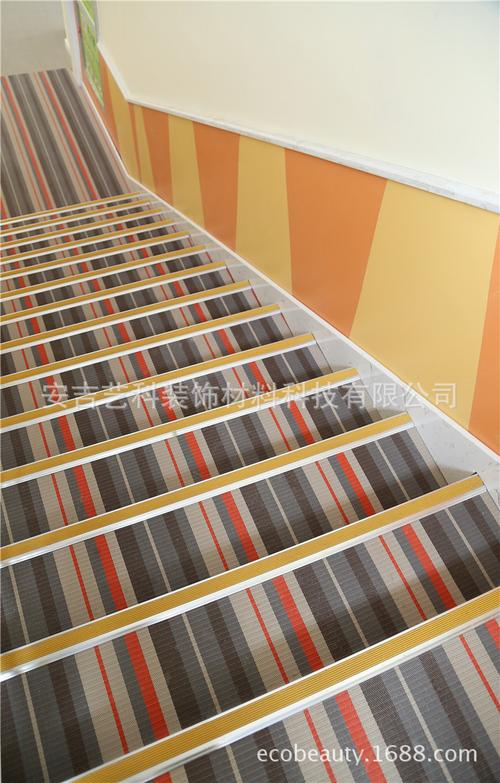 pvc编织地毯楼梯走廊过道大厅客厅酒店宾馆满铺卷材编织纹地.