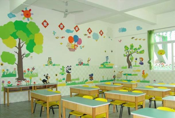 简约风格幼儿园教室布置图片简约风格椅凳图片效果图