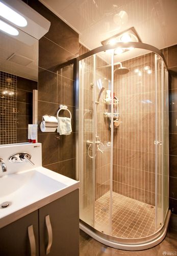 酒店式公寓淋浴房喷头装修效果图