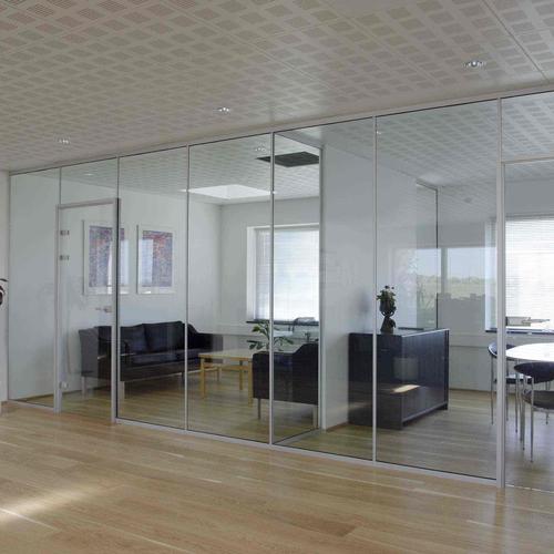 3表面饰材表面饰材包括玻璃和实体面板呼和浩特办公隔断玻璃有普通