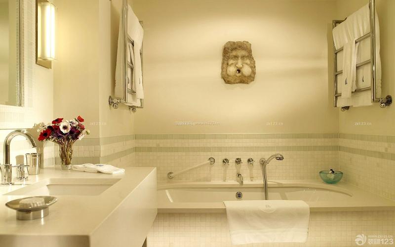 家庭卫生间浴室装修马赛克效果图大全2015图片
