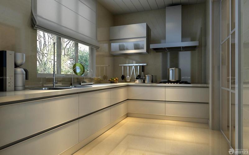 2020现代风格厨房玻璃推拉门装修效果图