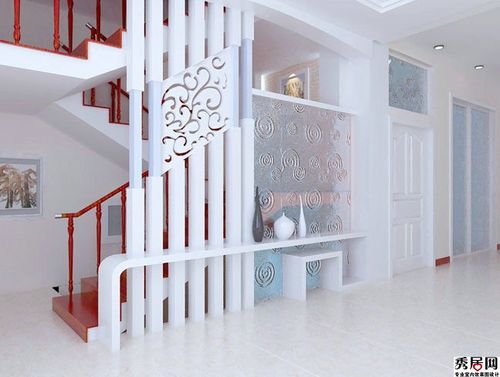 家装室内楼梯与过道隔断装修效果图大全2016图片