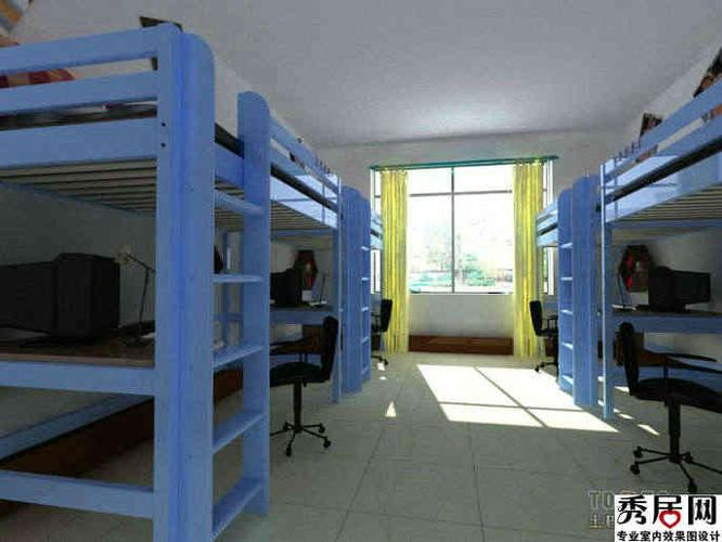 大学生男生宿舍布置设计图片