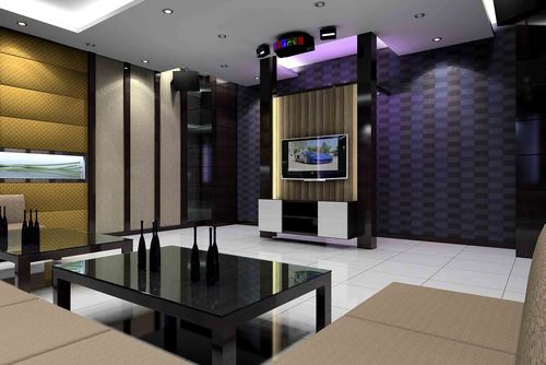 ktv家庭客厅设计作品装修效果图威海装修网装饰互联weihai.