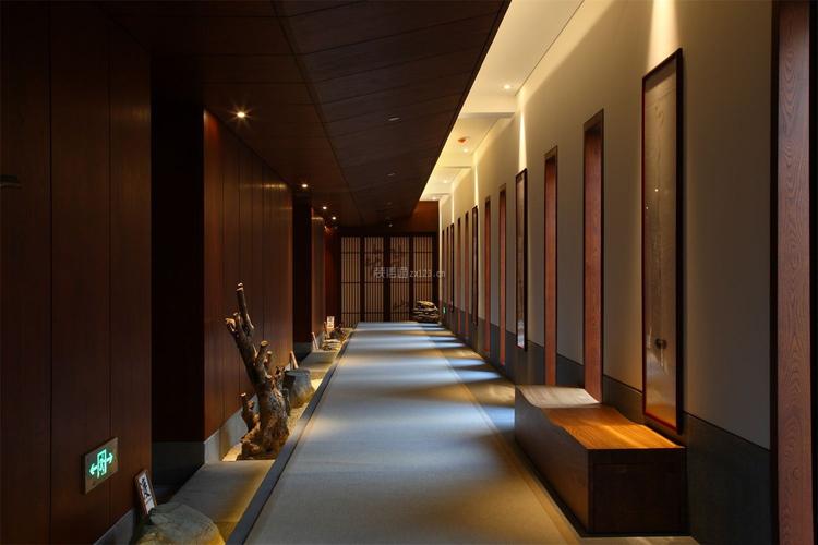 360平中式风格酒店走廊装修效果图赏析