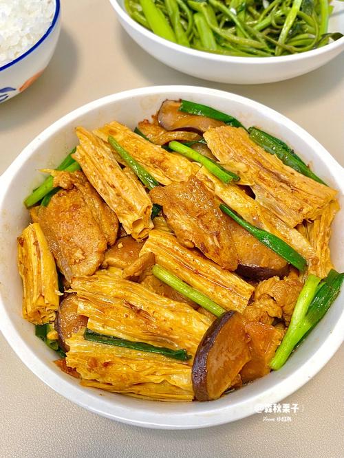 家常菜分享day2腐竹炒肉60