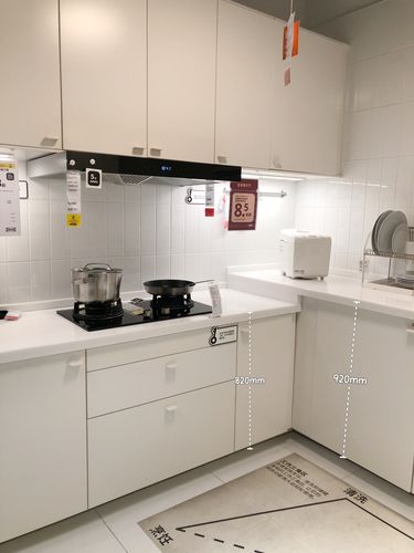 宜家厨房设计分区布局合理高低台面设计洗菜不弯腰