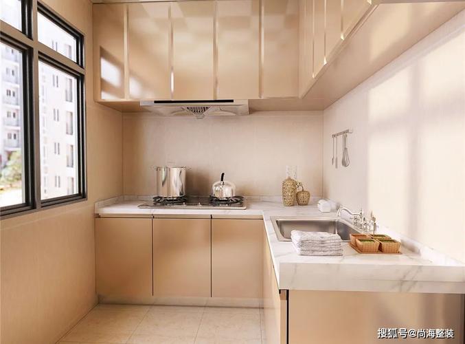 以小博大的设计堪称厨房经典布局空间利用率大同样可以形成围合式