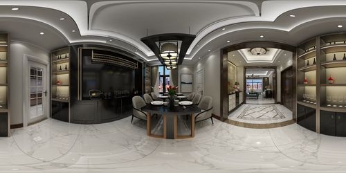 瓷砖铺贴家装项目-4房2厅全户型全景图|空间|室内设计|树树妖