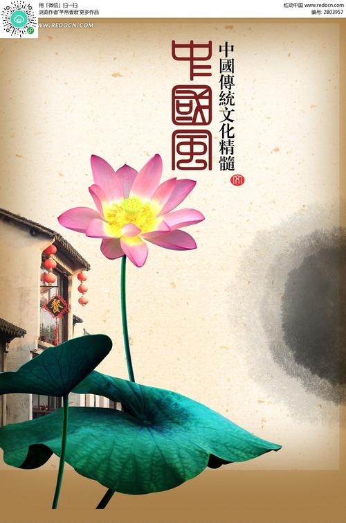 中国传统文化精髓宣传海报