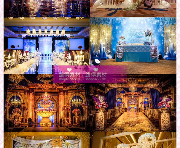 婚庆西式紫色婚礼背景设计复古欧式主题梦幻婚礼策划现场布置图片