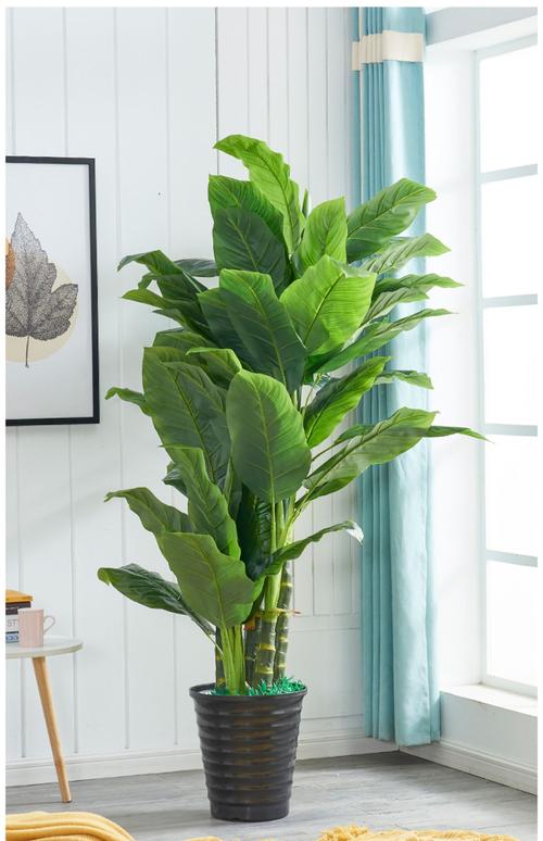仿真大型植物摆件热带大叶花卉盆栽假花装饰假绿植客厅室内仿真花18米