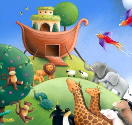 幼儿园故事插图课件未来的动物王国