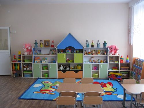 幼儿园室内储物柜装修设计效果图片