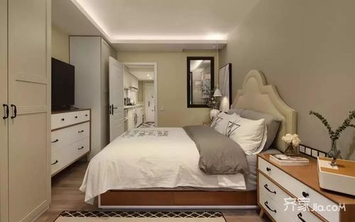 38欧式小户型一房装修效果图精致的单身公寓装修案例效果图
