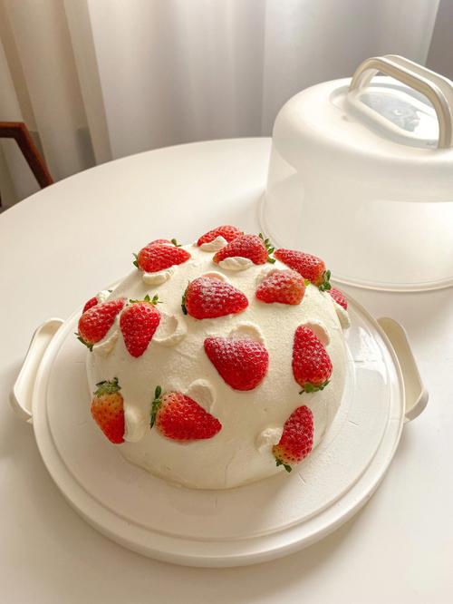 今日甜点圣诞草莓蛋糕超火的草莓蛋糕75