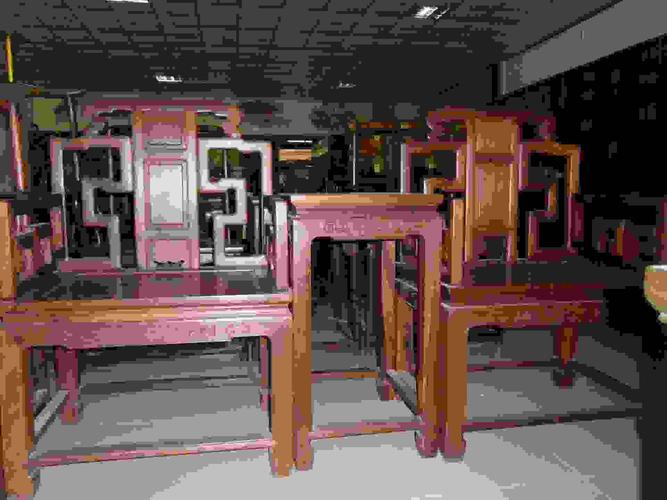 实木家具中式仿古明清古典红木家具花枝木太师椅三件套