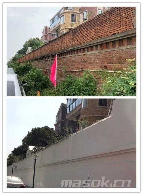 纺东新村外墙改造前后对比图