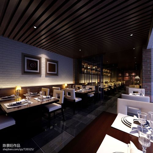 西餐厅家具效果图餐饮空间其他30m05设计图片赏析