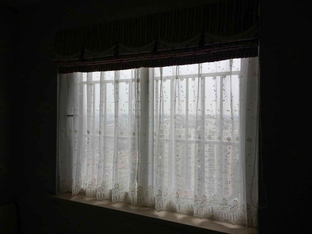 窗帘阳台客厅罗马帘遮光简约卧室旧房改造