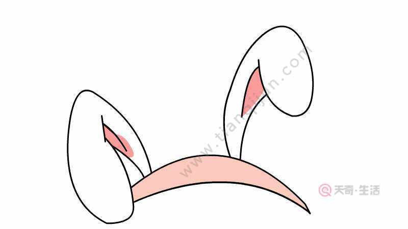 兔耳朵简笔画怎么画