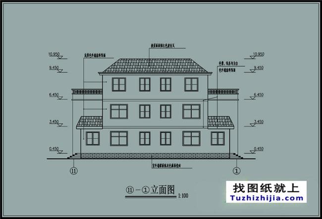 微信公众号tuzhi585自建别墅设计图几千套自建房屋设计图纸建房找