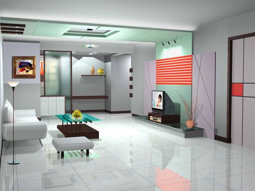家家庭客厅设计作品装修效果图淄博装修网装饰互联zibo.