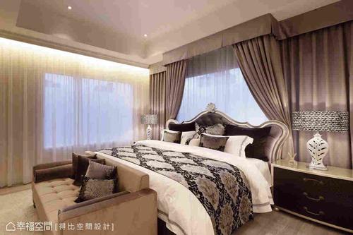 7套卧室床头靠着窗户背景墙装修设计效果图片
