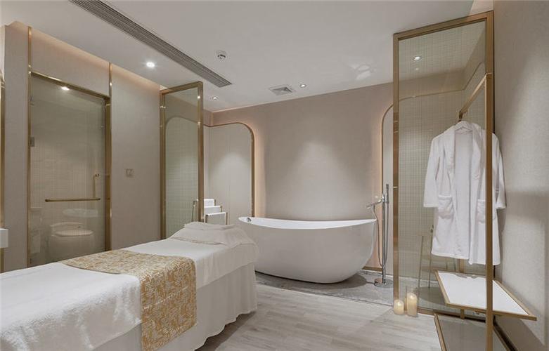 美容院装修效果图片展示上海足浴装修设计足浴装修设计效果图300平米