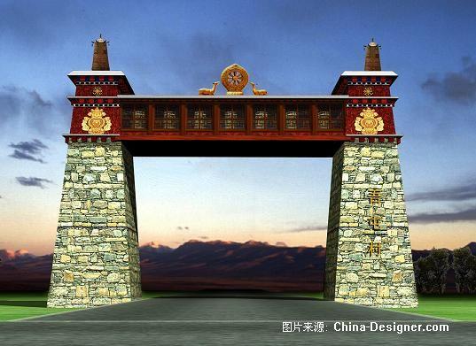 藏寨大门