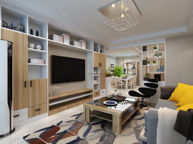 现代风格客厅组合电视柜图片2022