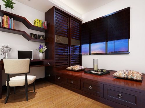中式风格8万三居室130平米榻榻米装修效果图