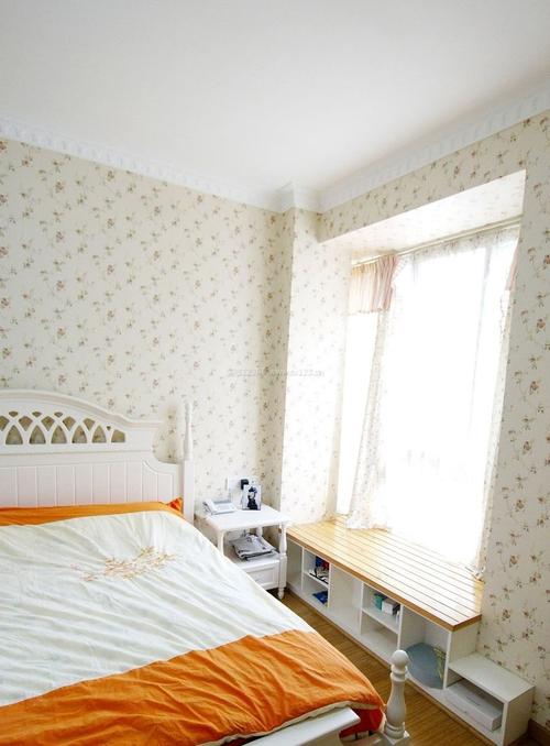 田园风格13平米女生卧室装修图片大全装信通网效果图
